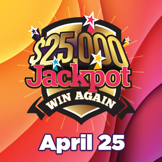 April Jackpot Win Again